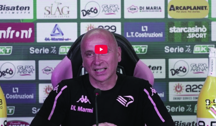 Palermo Benevento, Corini Conference 34th Serie B